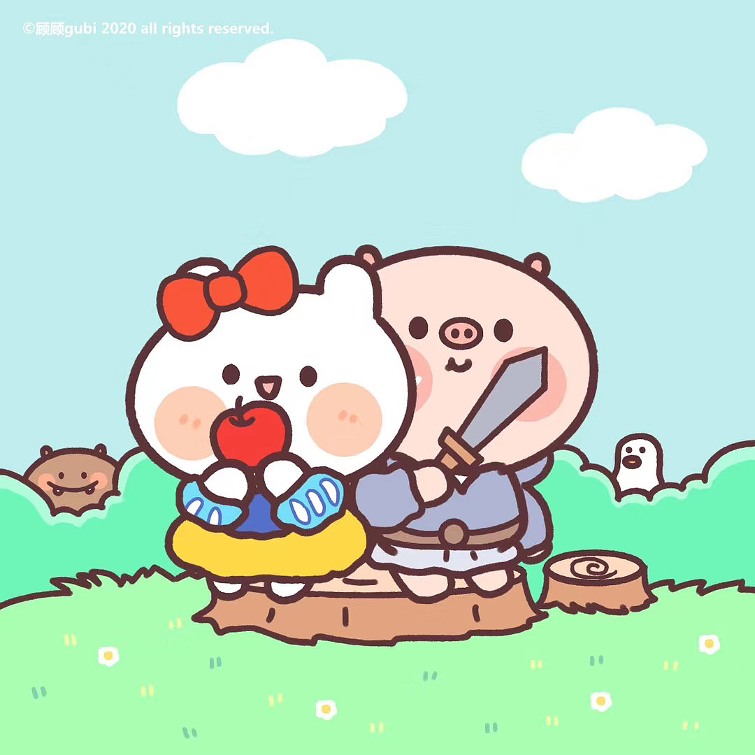 猪次郎与兔几酱情侣日常