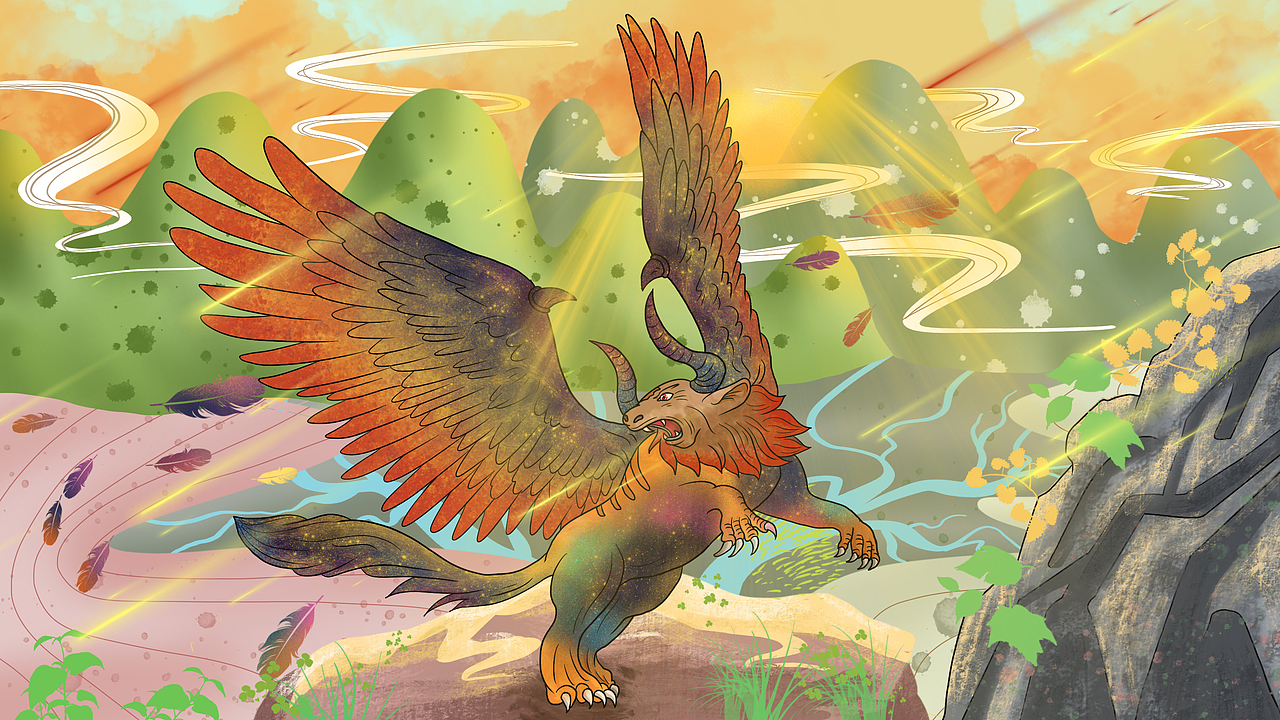 山海经系列（图ZMjIyNDQzMDI4） - 创作习作 - 站酷设计师城_春原创素材 - 站酷ZCOOL