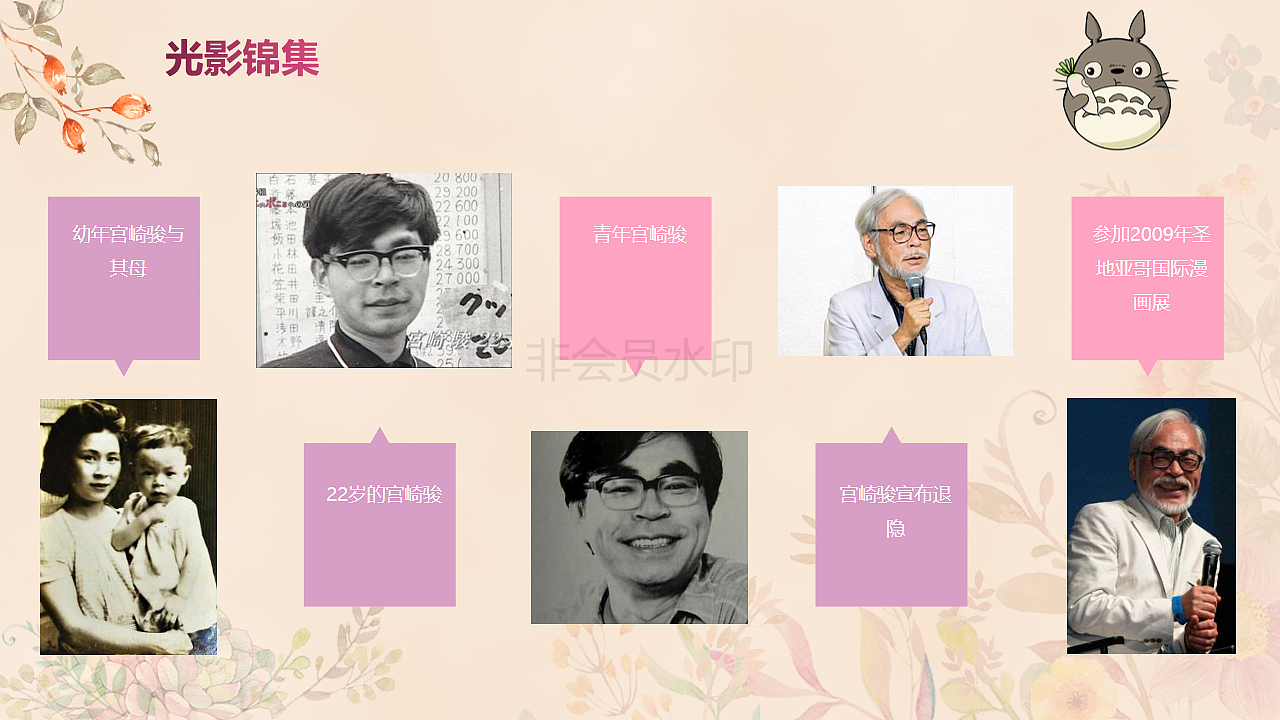 宫崎骏（图ZMTcwMzM3OTYw） - PPT/Keynote - 站酷设计师凡呈原创素材 - 站酷ZCOOL