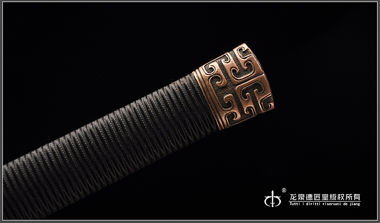 德匠堂宝剑-龙泉刀剑-紫铜装龙渊汉剑(DJ-2660)