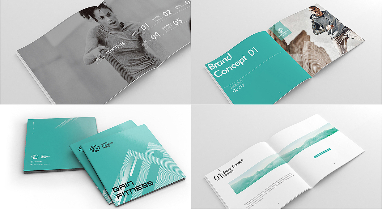 品牌全案丨港力格恩健身 — 時与間品牌设计