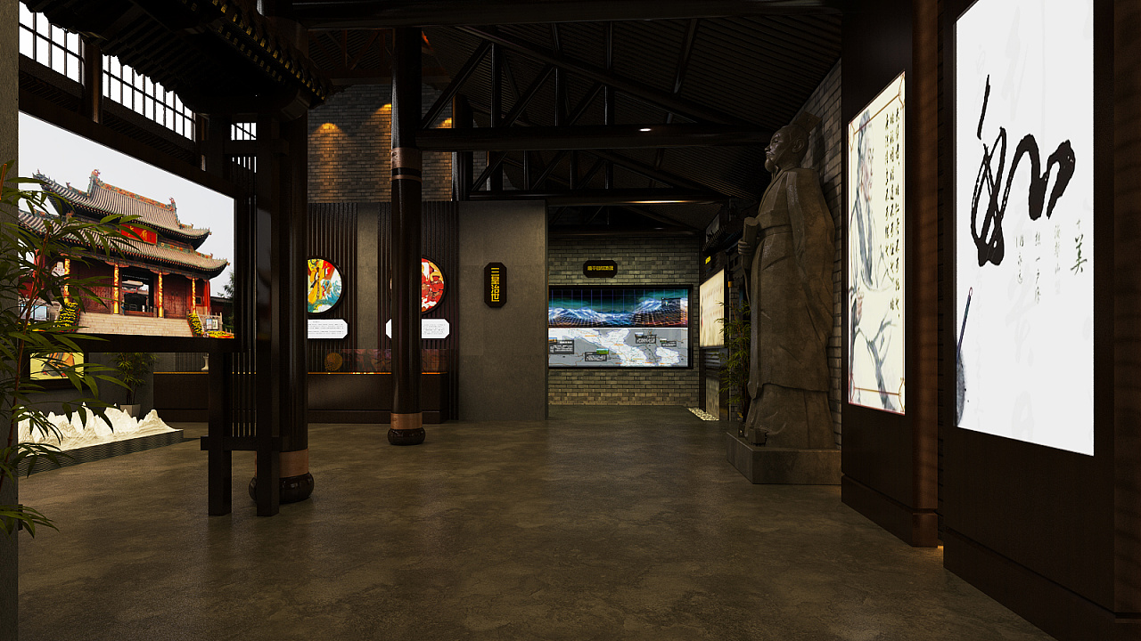 柒年设计|展示空间设计【顺平文化博物馆】