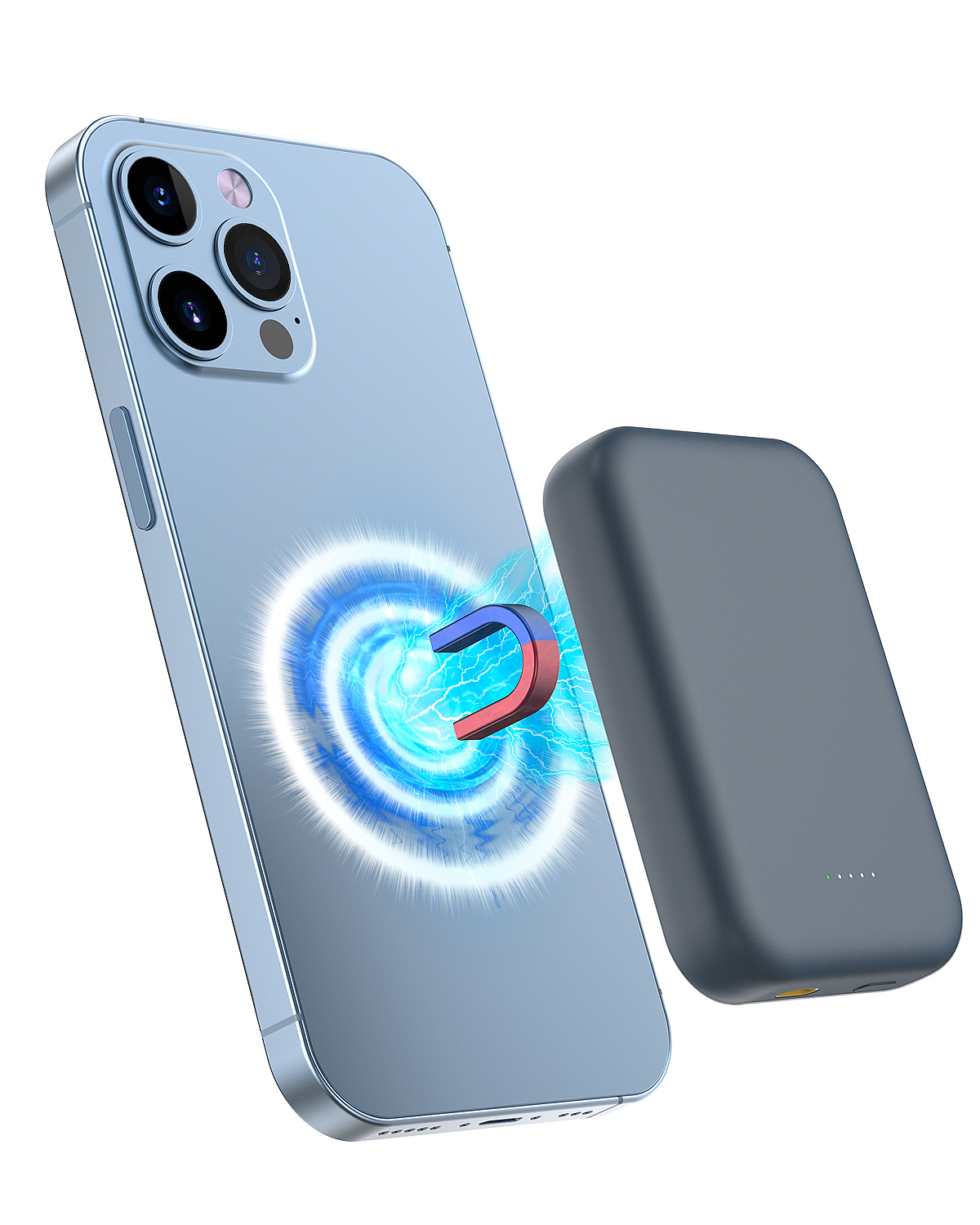 移动电源磁吸亚马逊套图（图ZMjg1Nzk3MjI4） - 电子产品 - 站酷设计师冰激凌爱好者原创素材 - 站酷ZCOOL