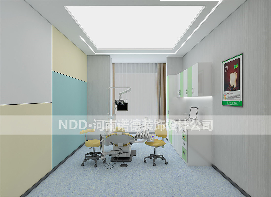 口腔诊室装修效果图|口腔门诊设计方案