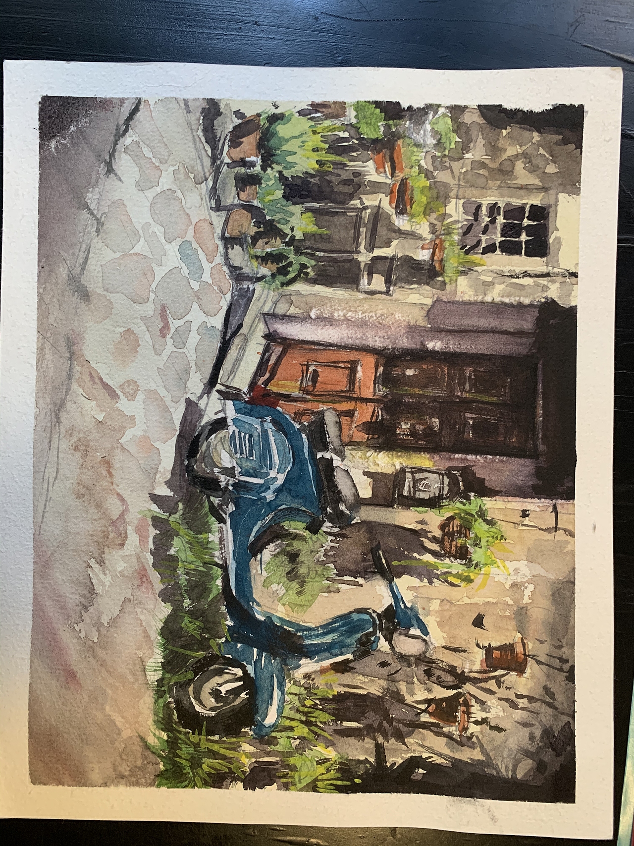 水彩街景（图ZMjU0NjA4Nzc2） - 绘画 - 站酷设计师Z91069345原创素材 - 站酷ZCOOL