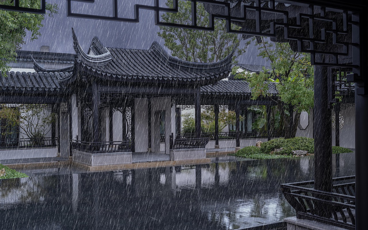 融创桃花源·春雨（图ZMjg2NTczMDQ4） - 环境/建筑摄影 - 站酷设计师熊欢建筑摄影原创素材 - 站酷ZCOOL