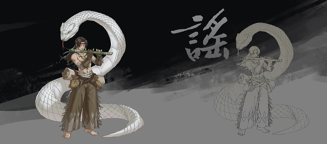 “云傀海謠”（圖ZMjk0OTQ0NTM2） - 概念設(shè)定 - 站酷設(shè)計師楊梟原創(chuàng)素材 - 站酷ZCOOL