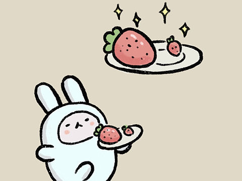 各各兔《两块饼干》