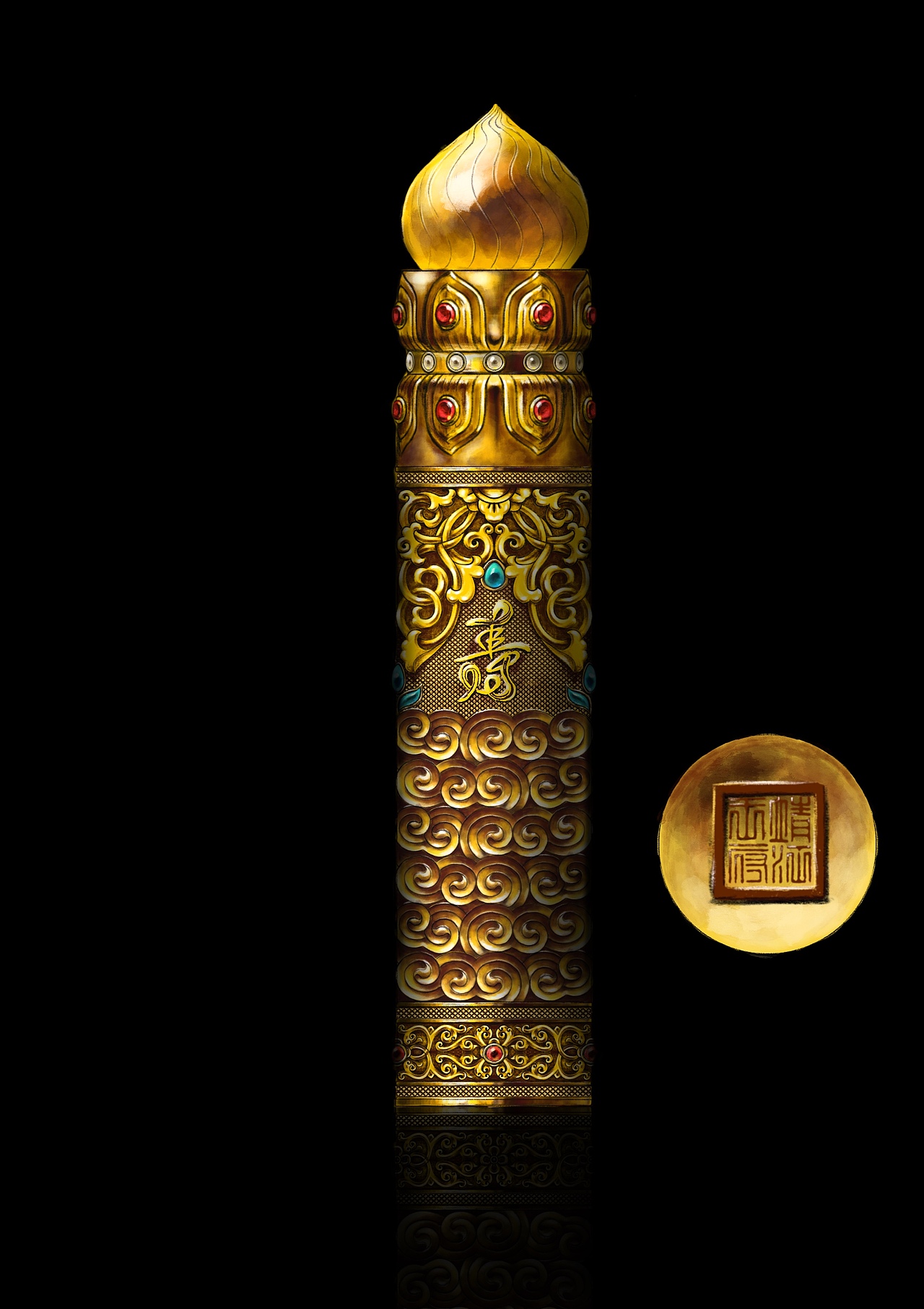 靖江王府旅游纪念品-福筒设计（图ZMTM2ODgzMTMy） - 生活用品 - 站酷设计师追云原创素材 - 站酷ZCOOL