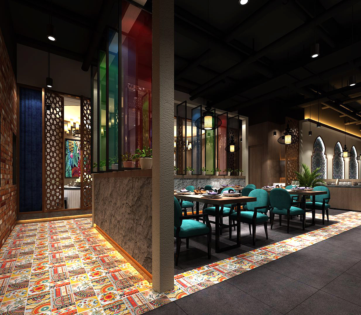 新疆饭店效果图北京 |                      