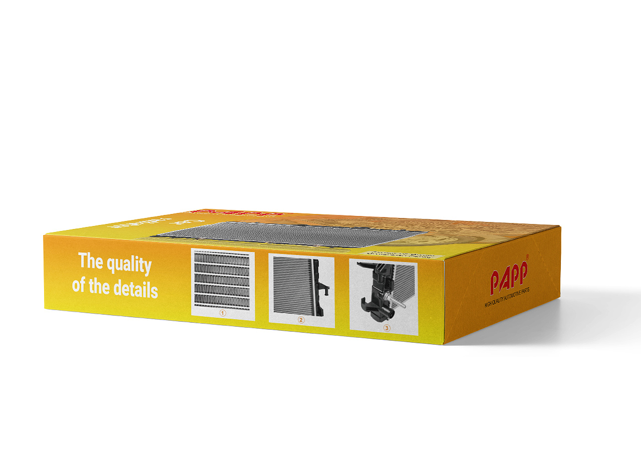 汽配零件 × 散热器包装盒设计 × 2018