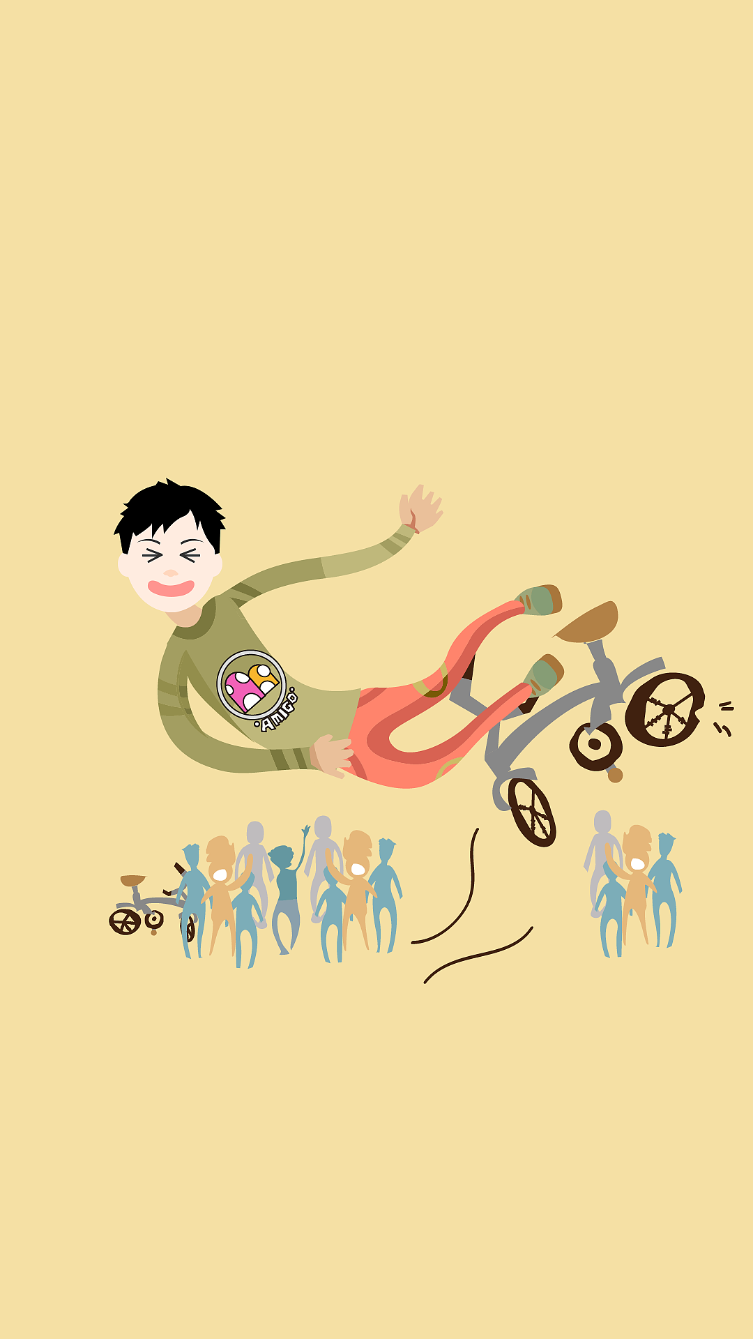 8年前给金立手机画的故事插画