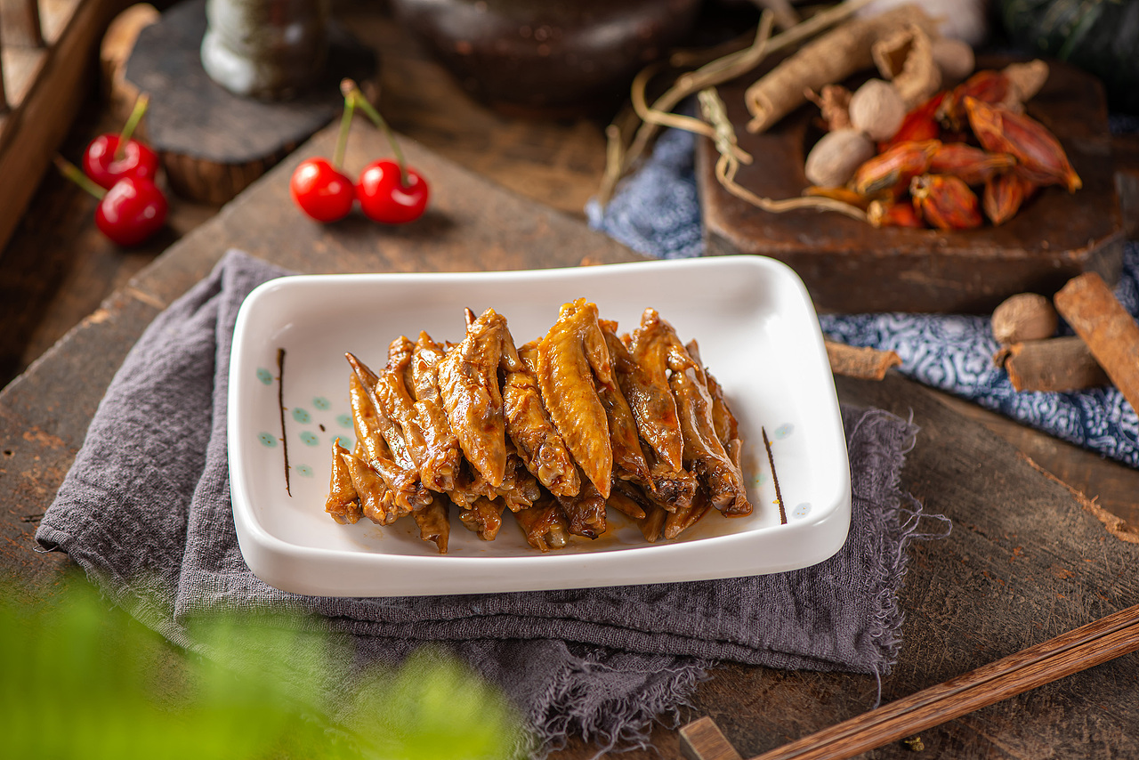 江边城外旗下热卤品牌,本弄鲜卤现捞产品拍摄