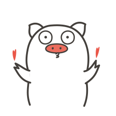 ip形象猪丽表情包设计 猪 可爱IP定制衍生品产品设计