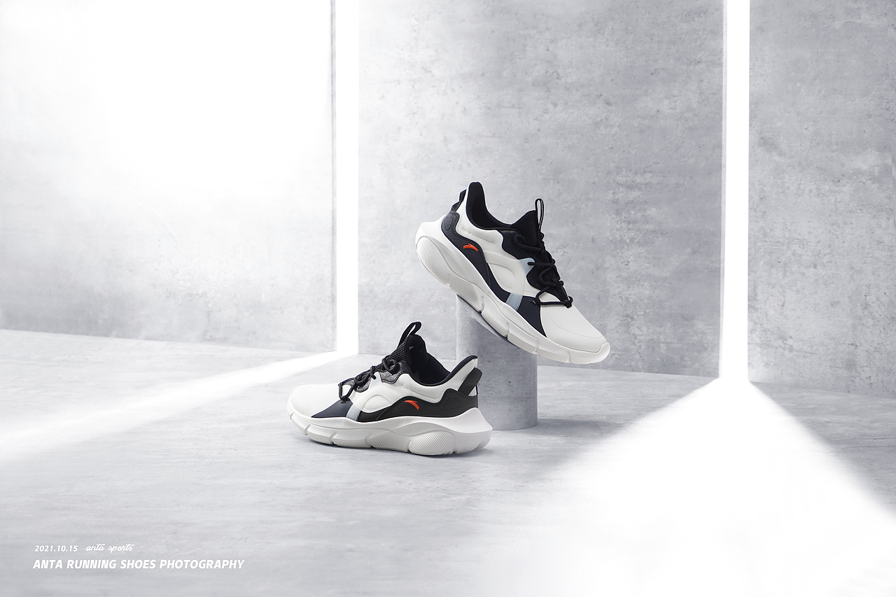 运动鞋产品摄影 安踏跑鞋场景拍摄
