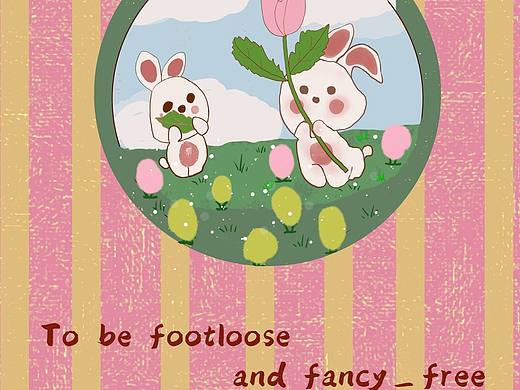 《小白兔的照片》（个人主页-ZNjg1OTk2MzI=） - 商业插画 - 站酷设计师漫漫子麒原创素材 - 站酷ZCOOL