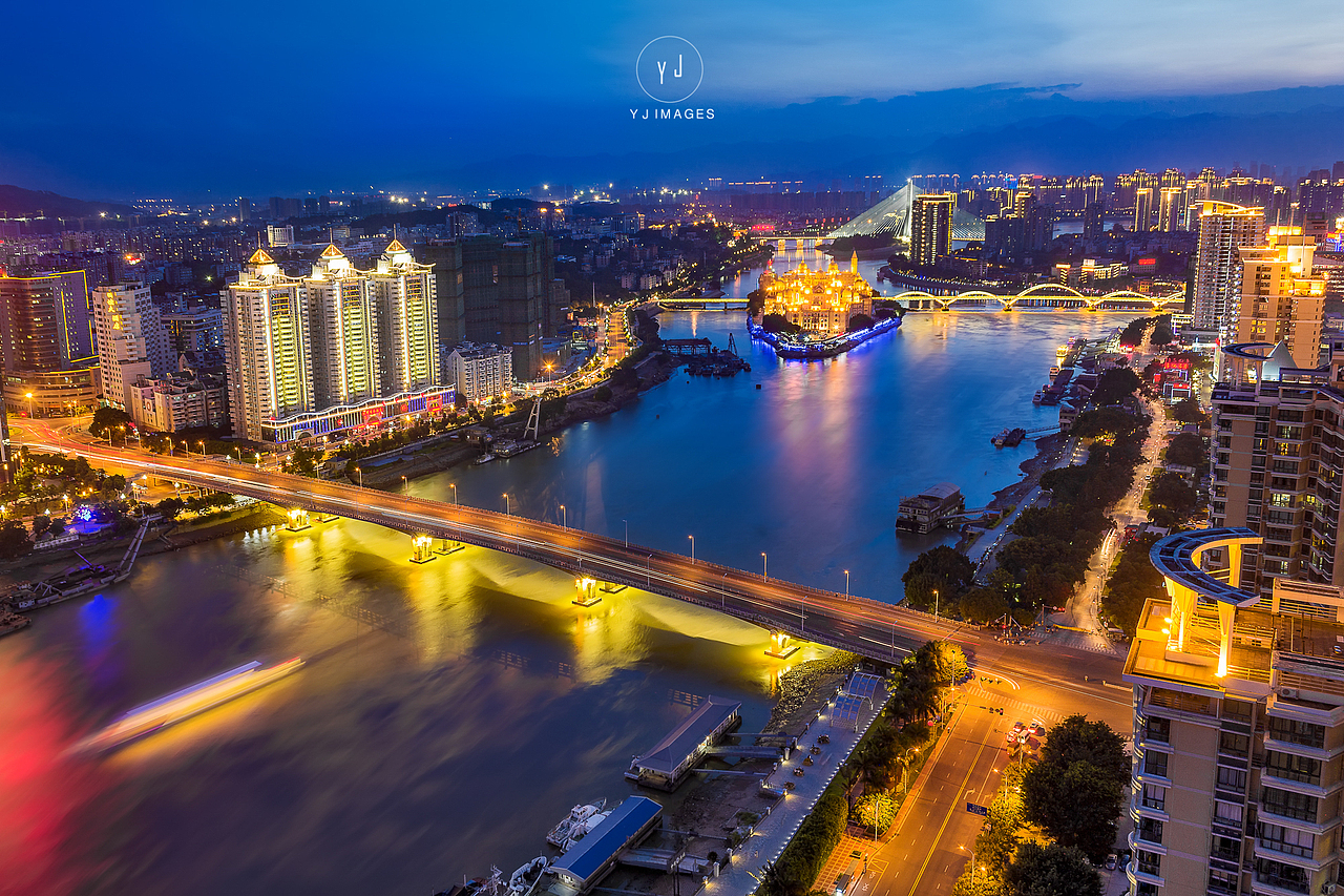 福州夜景（图ZMTMxNDU2NjI4） - 风光摄影 - 站酷设计师摄影师陈荣杰原创素材 - 站酷ZCOOL