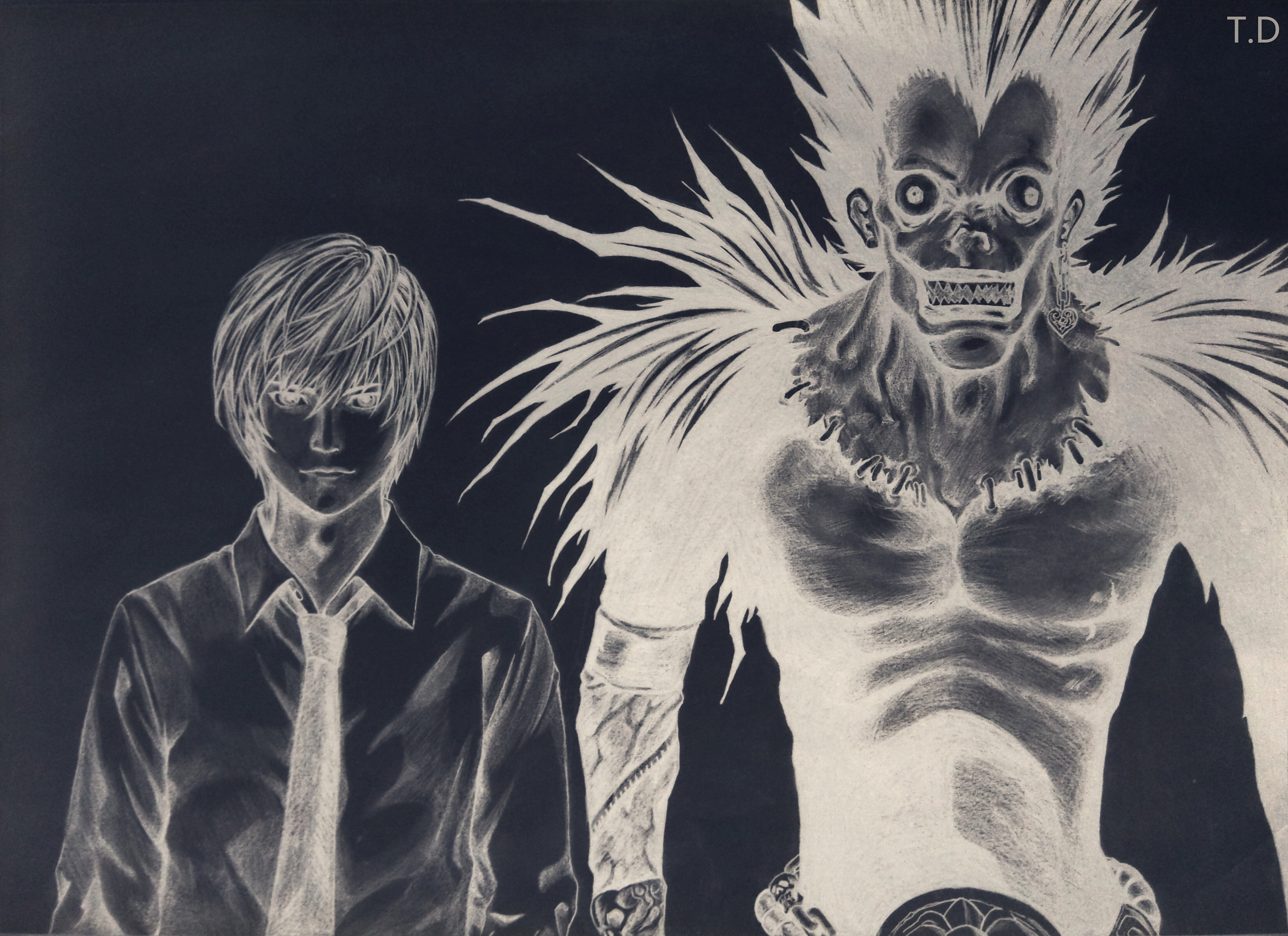 《death note》小畑健 大师作品 - 陶云龙 绘