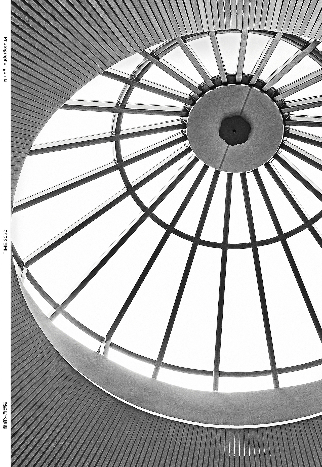 黑白建筑摄影/创意摄影后期/黑白灰(竖版构图)