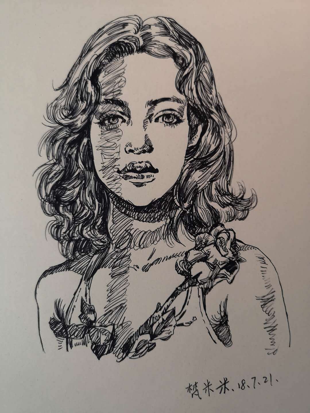 速寫（圖ZMTI4NzM0MjI4） - 繪畫 - 站酷設(shè)計師梵米米原創(chuàng)素材 - 站酷ZCOOL