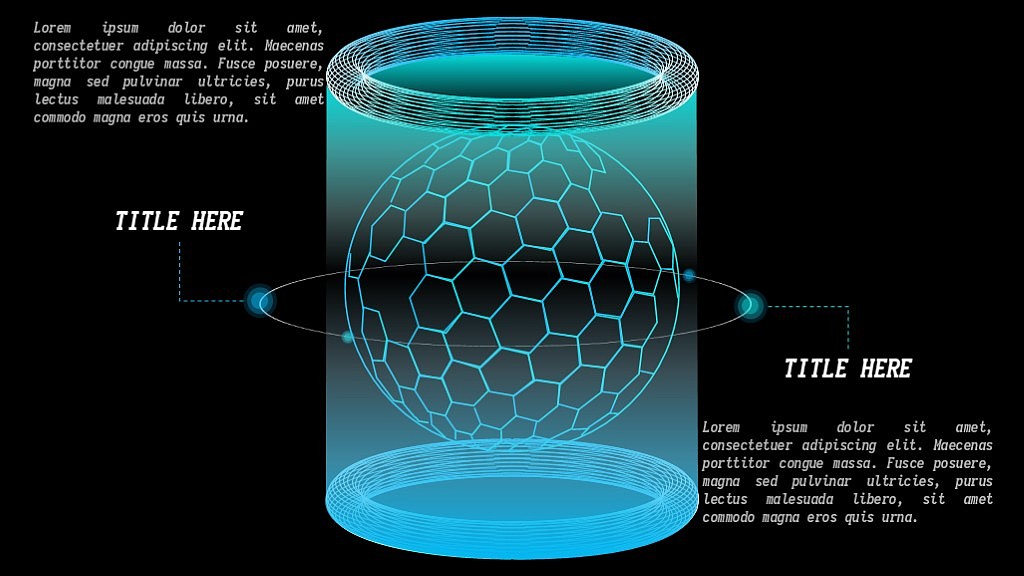 《点与线》——科技原创PPT模板