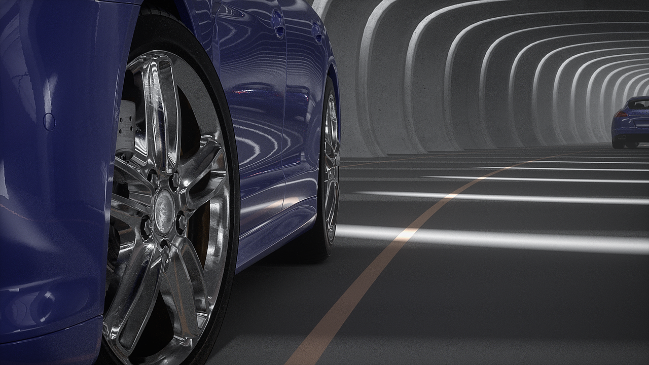 保时捷帕纳梅拉汽车渲染