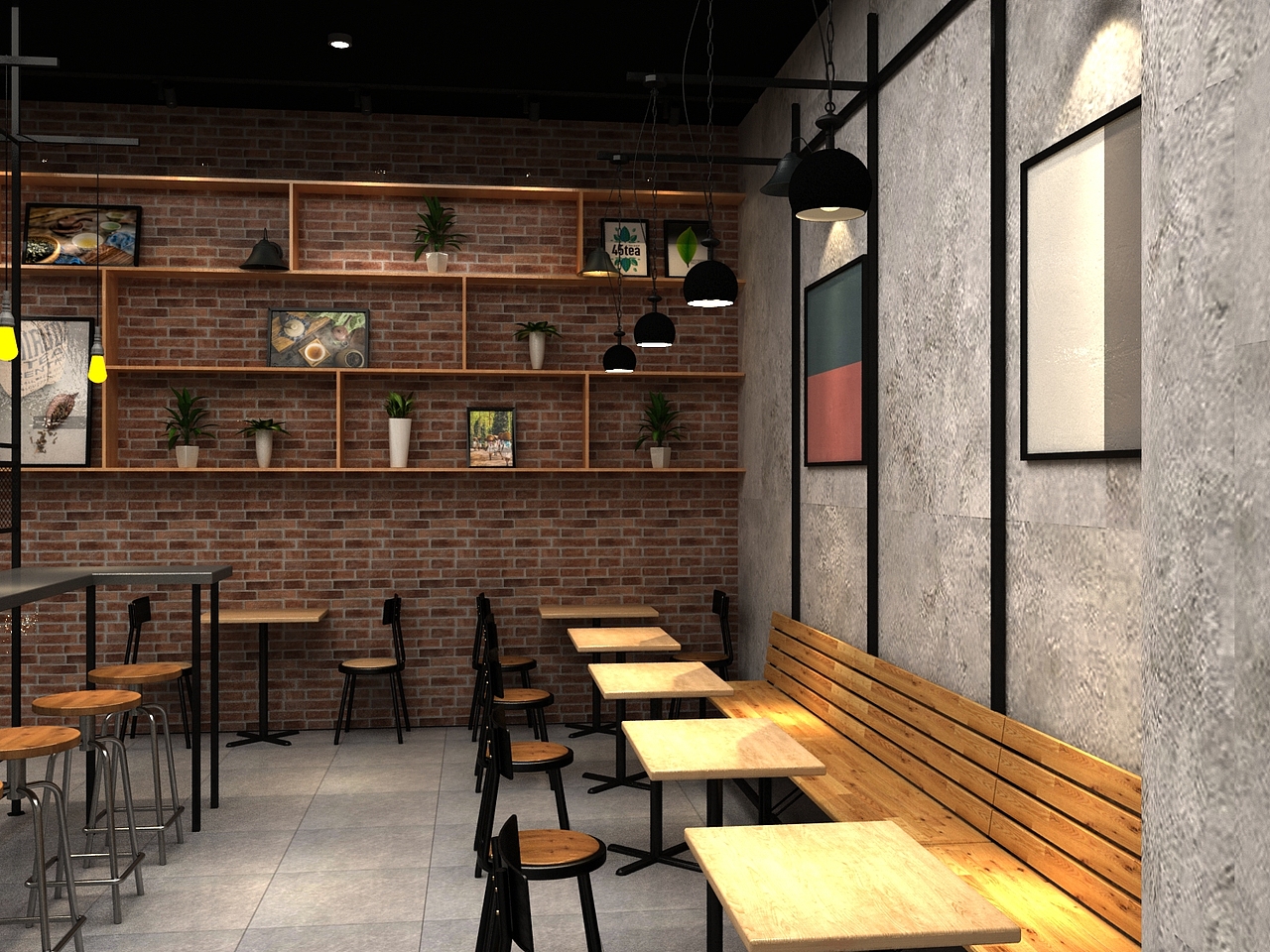 45TEA-茶饮店中店