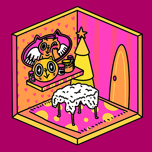 迟到的圣诞贺图 - 未建成的喵子公寓