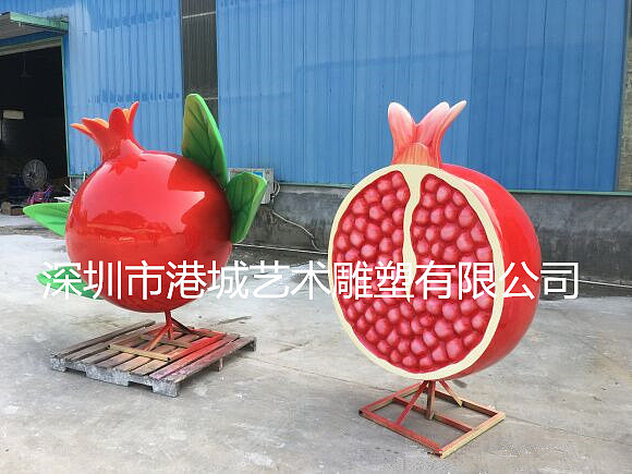 果园形象吉祥物卡通玻璃钢番石榴娃娃雕塑成网红打卡点（图ZMjQ0NTE3NDI4） - 雕塑 - 站酷设计师深圳港城雕塑原创素材 - 站酷ZCOOL