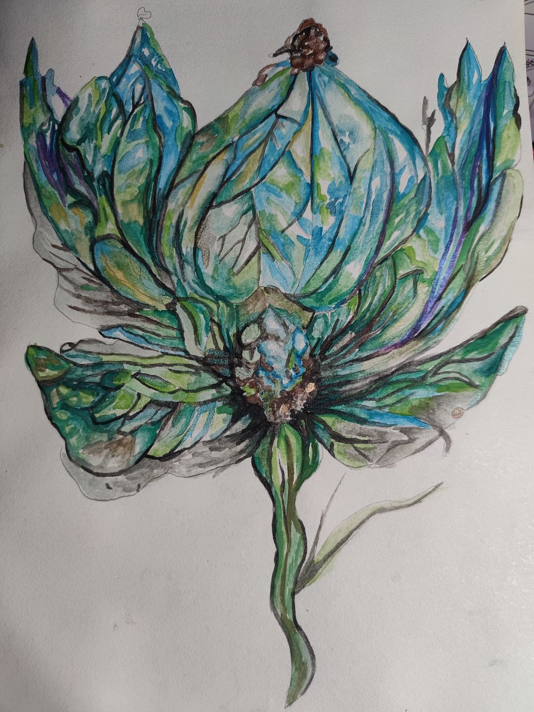 蜉蝣解语(临摹)