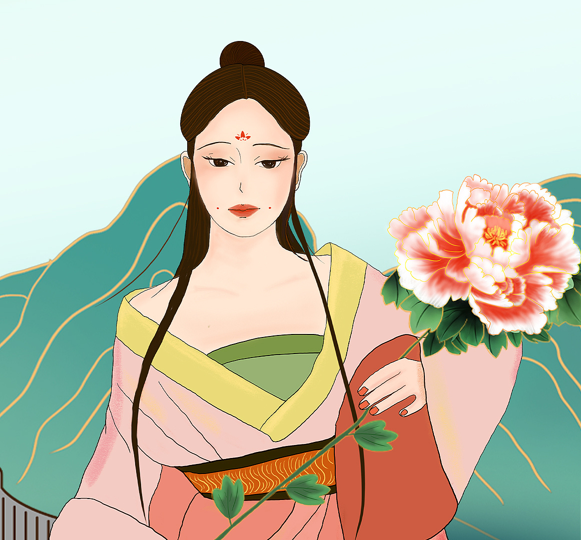 牡丹仙子|插画|创作习作|三月的狮子lion - 原创作品 - 站酷 (zcool)