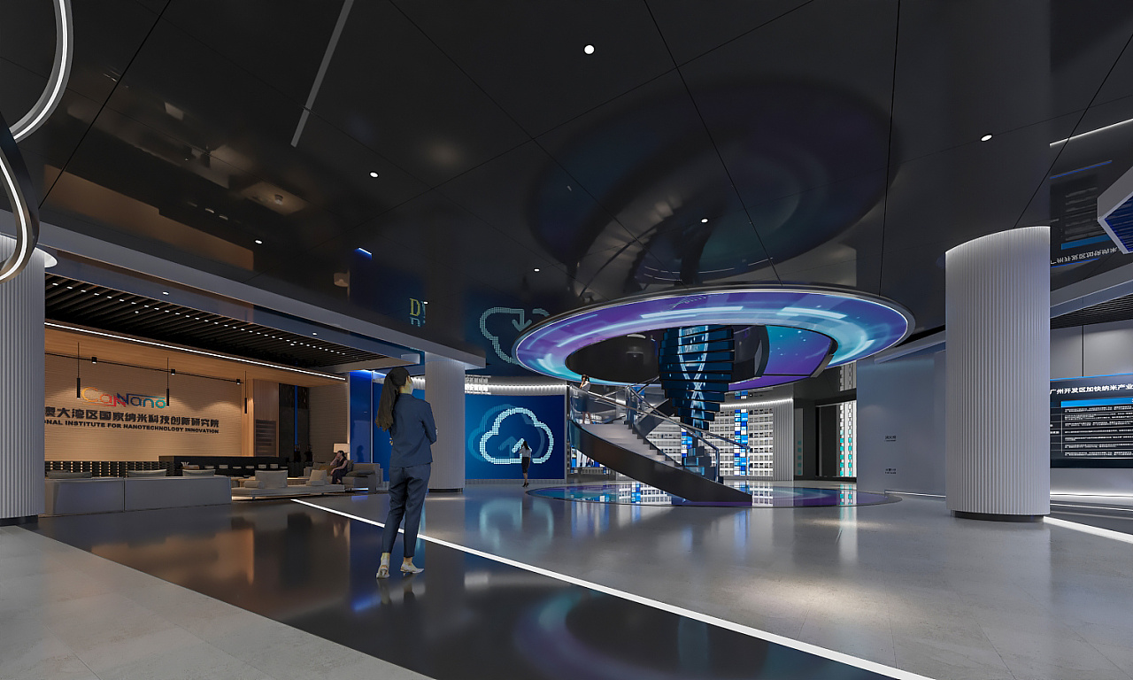 纳米科技展厅|空间|商业空间设计|seven丶0615 - 原创作品 - 站酷