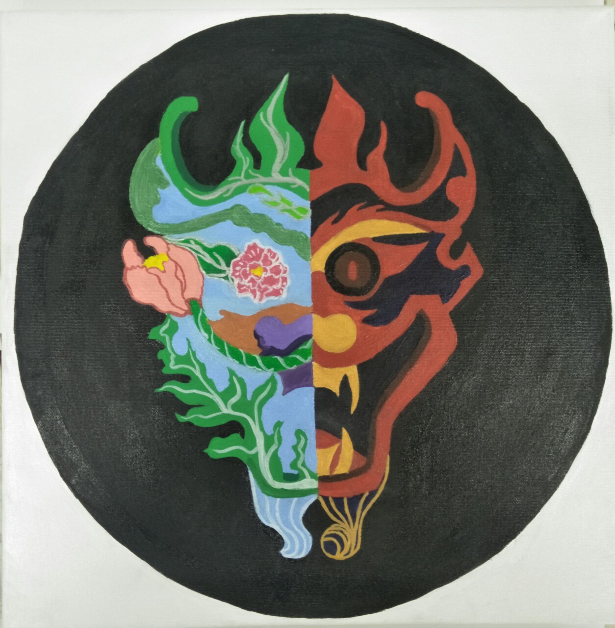 传统与现代图案