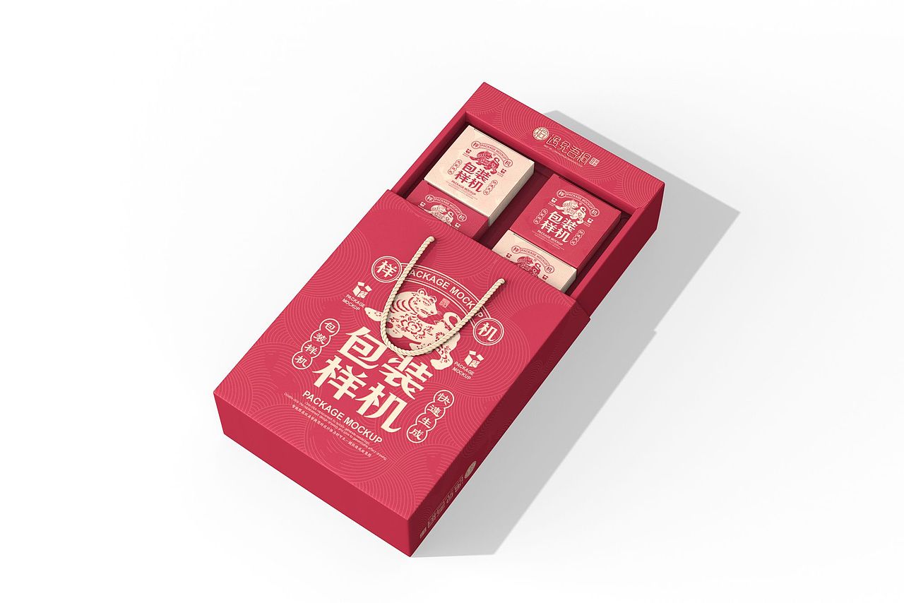 原创样机中国风抽屉盒国潮抽拉礼盒样机（图ZMzI4ODM2Nzky） - 包装 - 站酷设计师遇见吾桐原创素材 - 站酷ZCOOL
