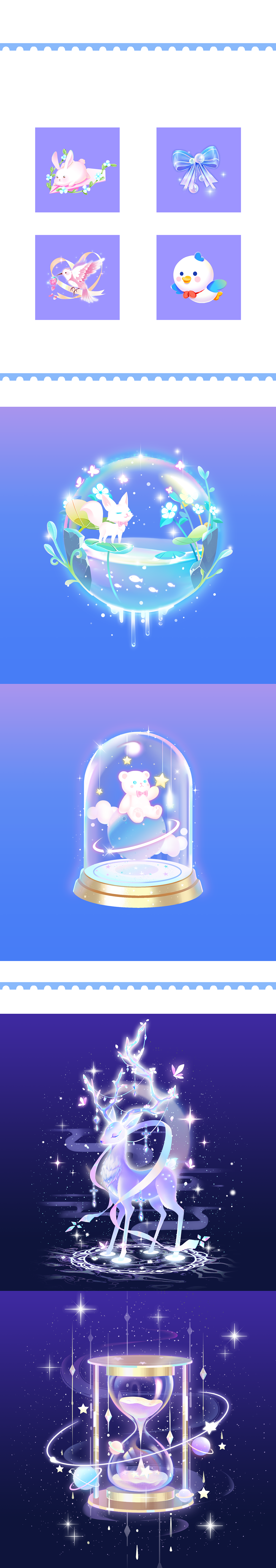 直播礼物 | 半年作品汇总（图ZMjE0NjkzMTM2） - 商业插画 - 站酷设计师诺亚21原创素材 - 站酷ZCOOL