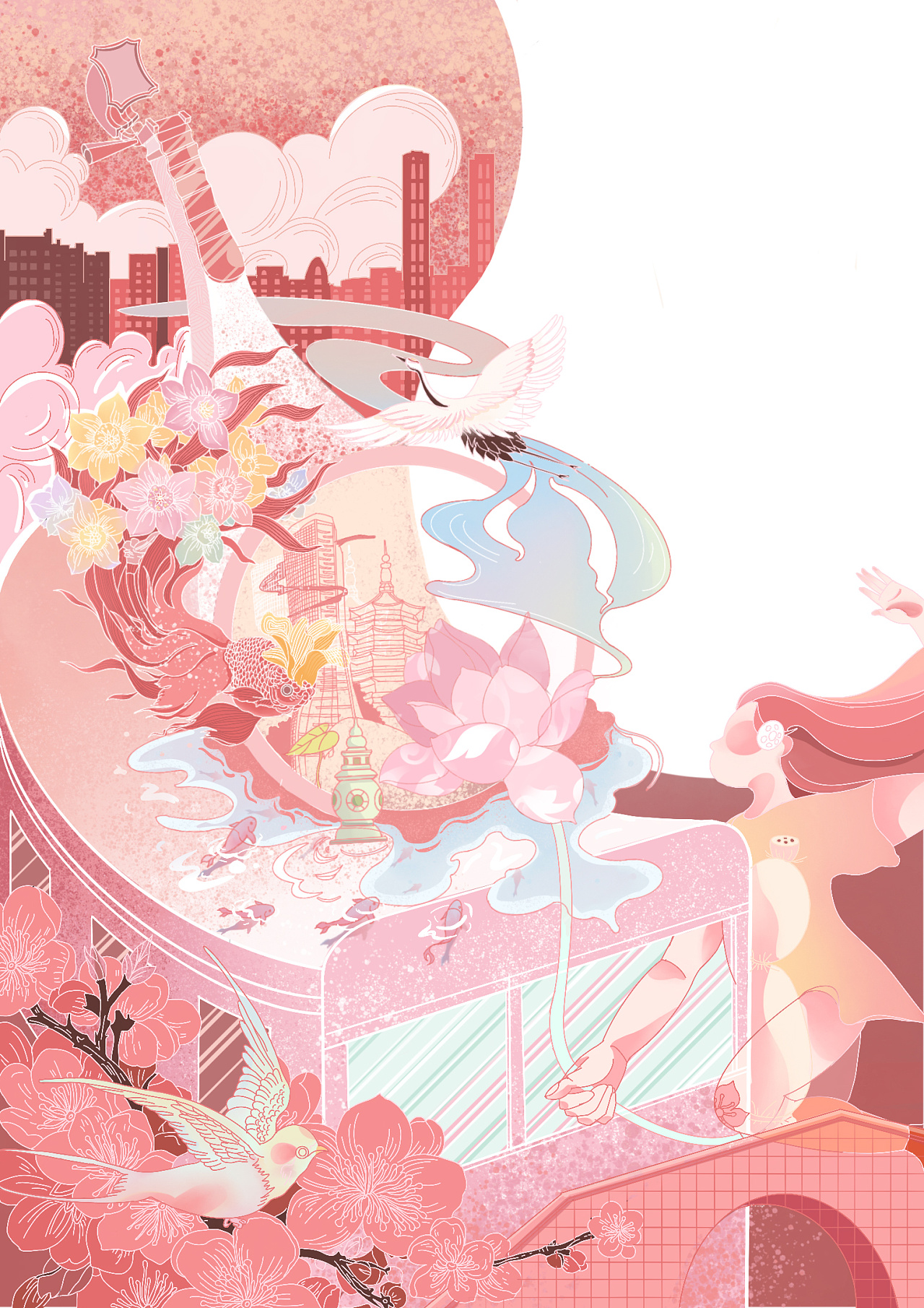 【国风插画】杭州|插画|商业插画|我关门了 - 原创作品 - 站酷 (zcool