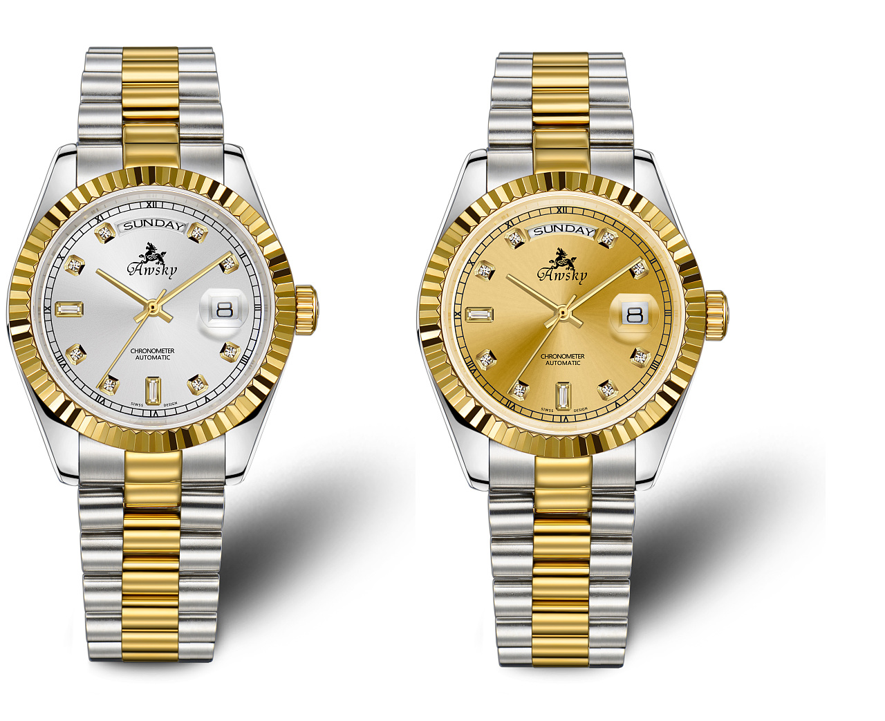 手表 金属手表 男表 修图