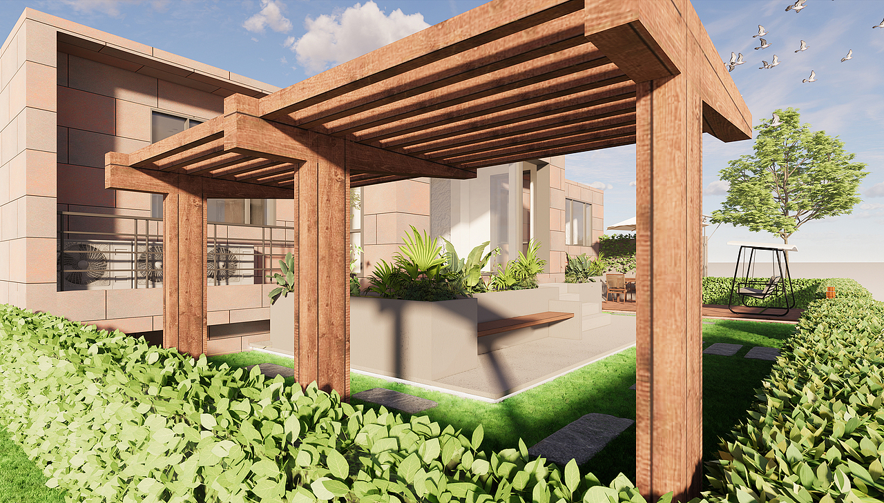 陌上设计｜200㎡湖滨花园二手房改造