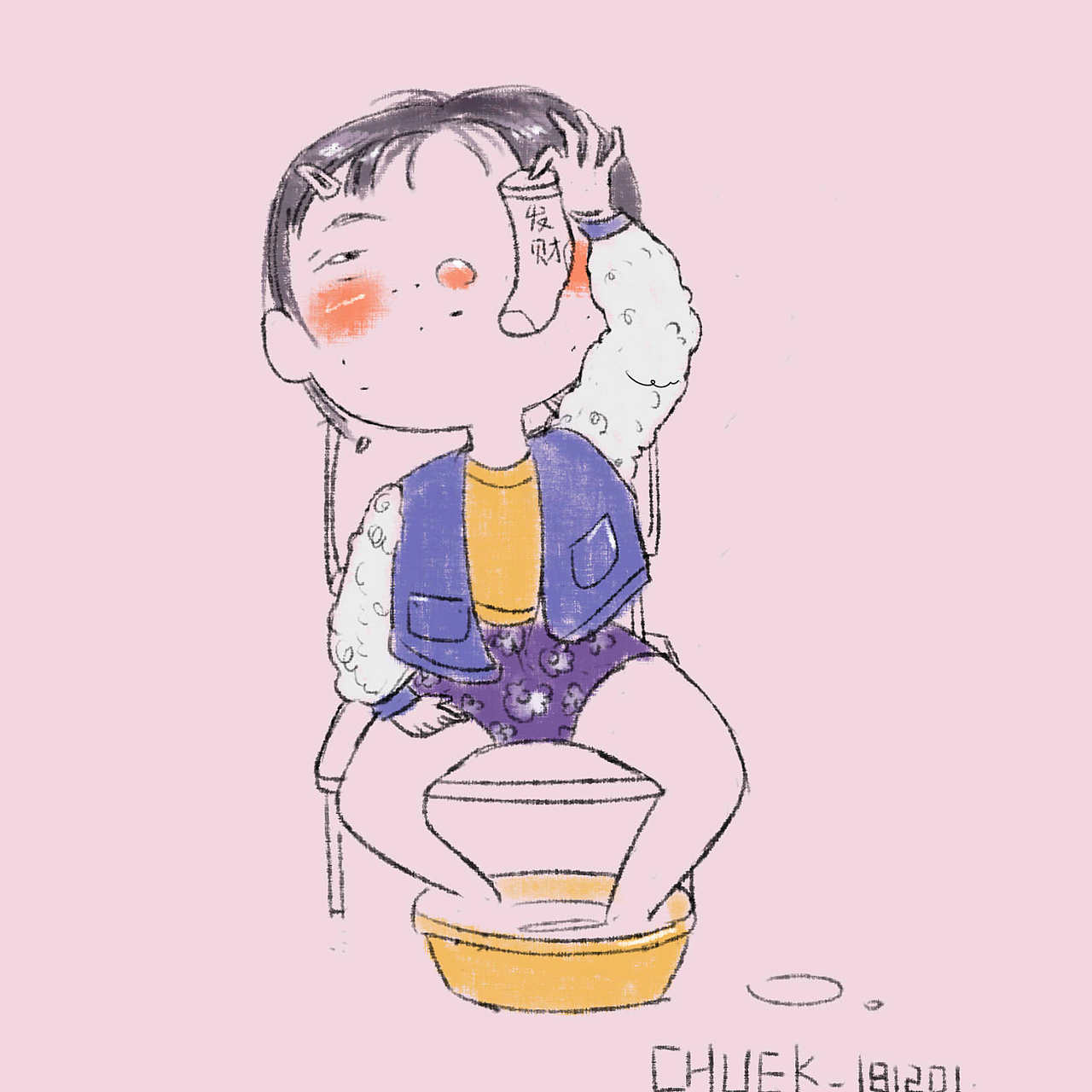 一些自己（图ZMTM3Nzc1ODc2） - 儿童插画 - 站酷设计师Chuek_原创素材 - 站酷ZCOOL