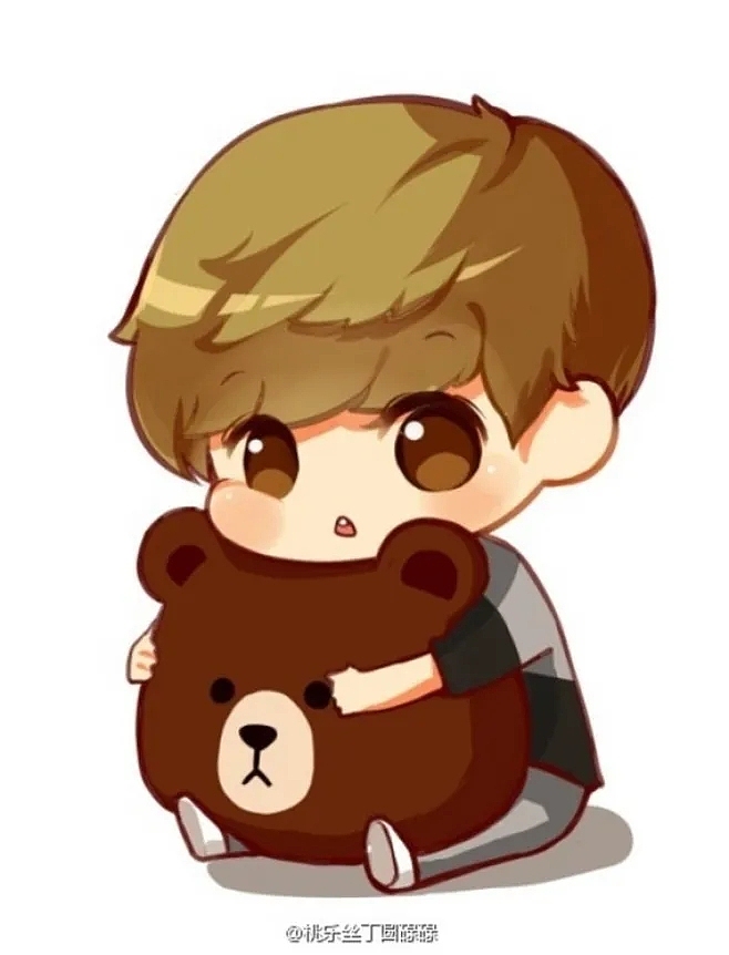 Q版可爱风临摹素材