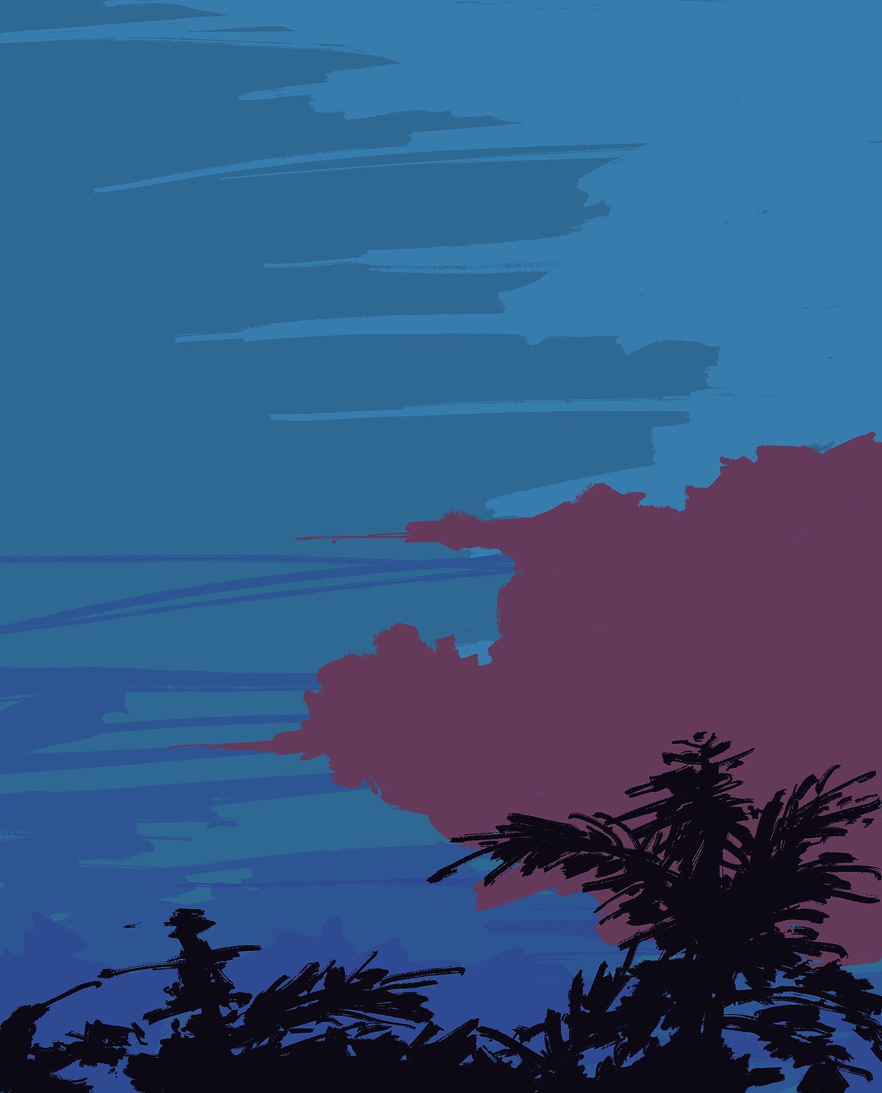 iPad云彩厚涂教程