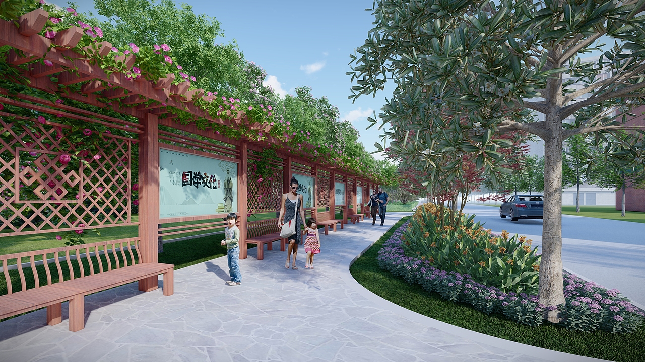 街头游园|空间|景观设计|小蒋18739978189_原创作品-站酷zcool