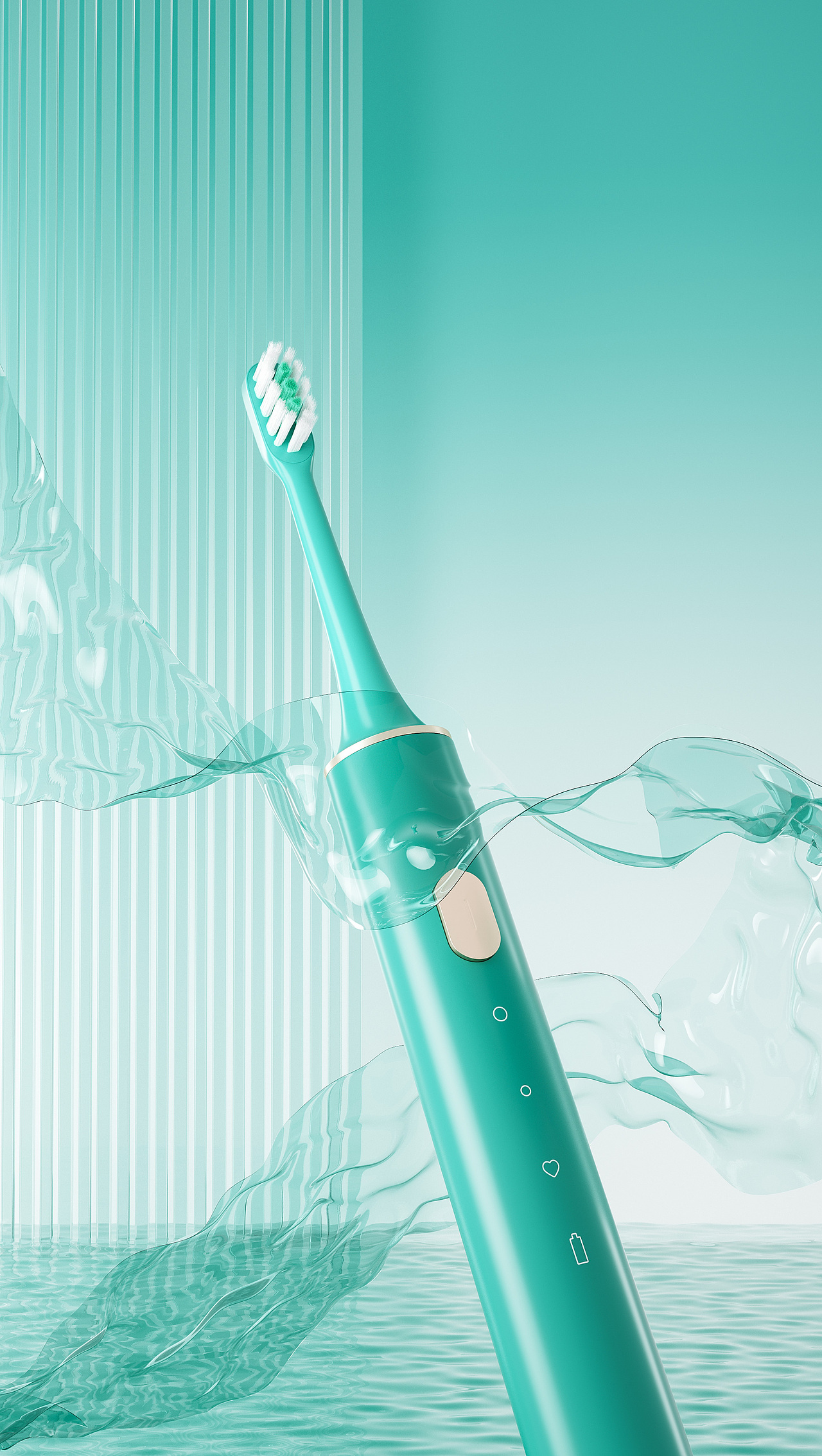 产品渲染 | 电动牙刷