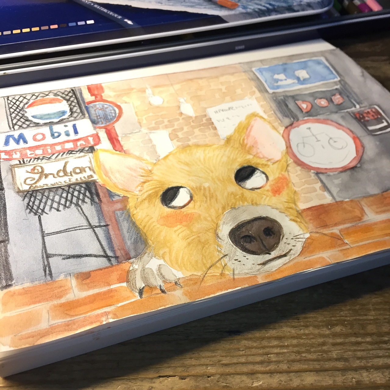 小狗涂鸦（图ZMTA4MDgxMTQw） - 新锐潮流插画 - 站酷设计师双喜喜原创素材 - 站酷ZCOOL