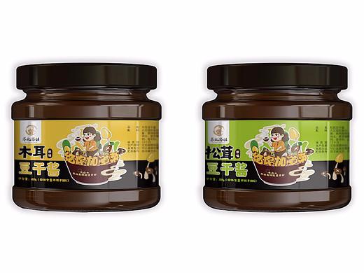 田野泉东北酱姐-酱包装设计