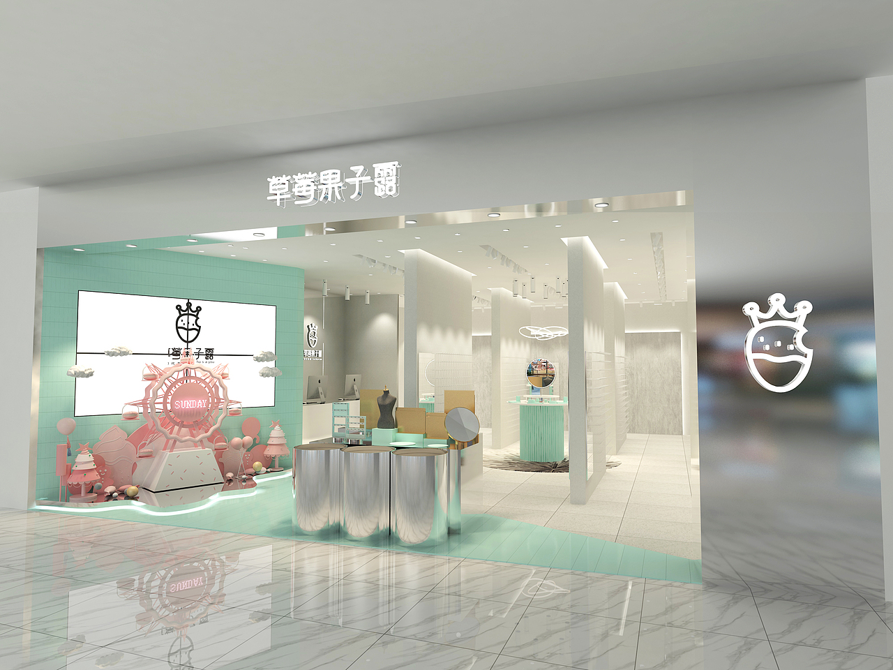 饰品沉浸空间（图ZMjMwNzIzMzA4） - 其他空间 - 站酷设计师专壹空间原创素材 - 站酷ZCOOL