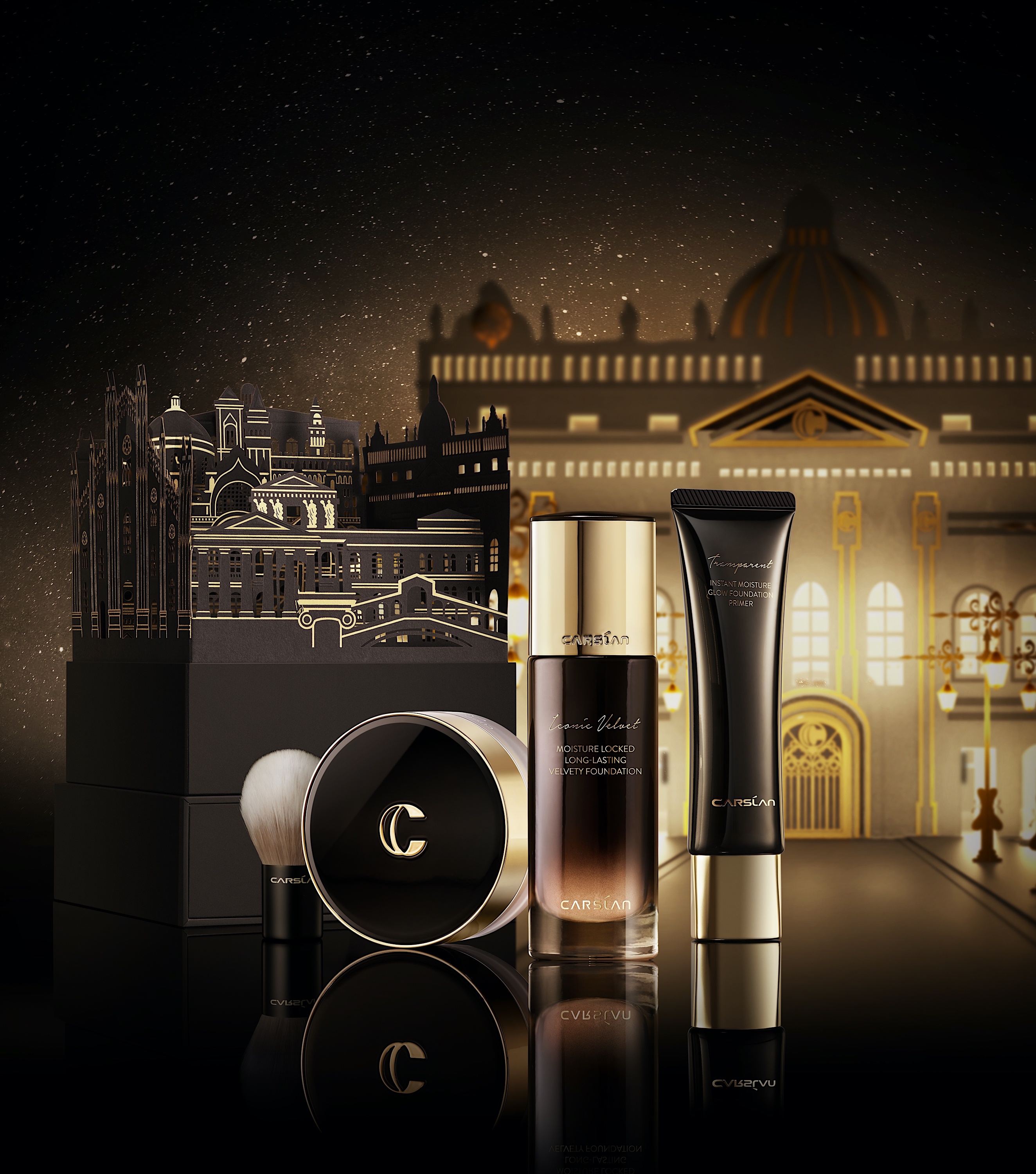 卡姿兰黑金奢曜底妆家族系列