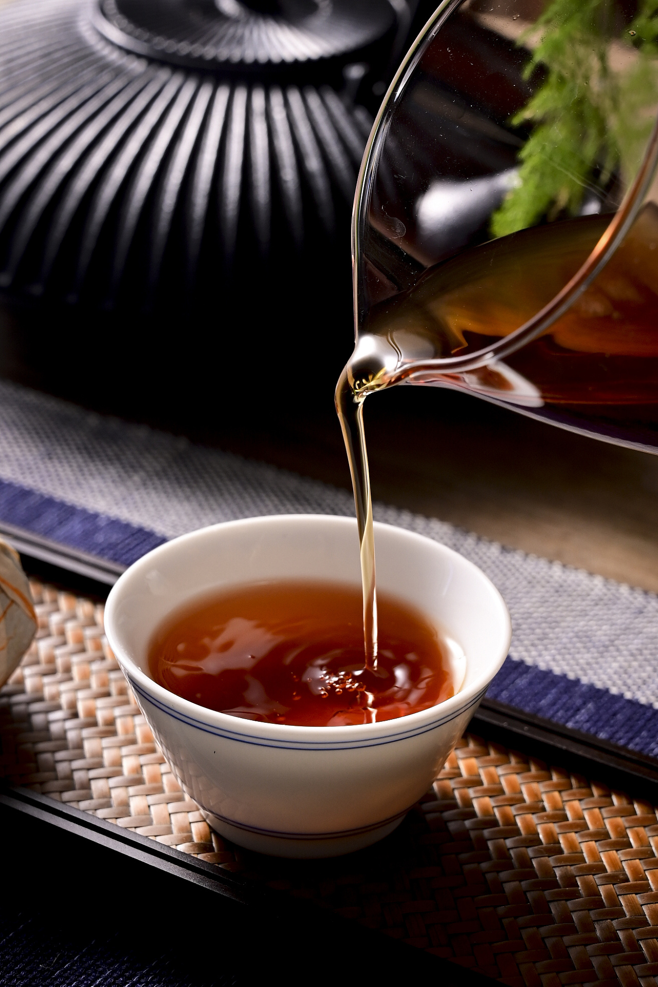 普洱茶拍摄一组不同普洱茶汤色的拍摄原图