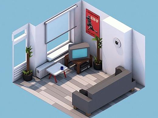 room（个人主页-ZNTAwODk1MDg=） - 其他三维 - 站酷设计师LYsop原创素材 - 站酷ZCOOL