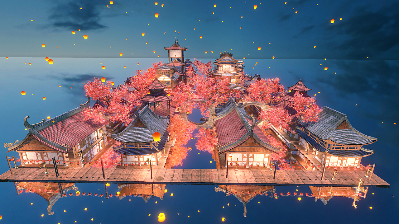 概念设计｜枫桥天街（图ZMTg0MzY5NDQ0） - 场景 - 站酷设计师惊笛原创素材 - 站酷ZCOOL